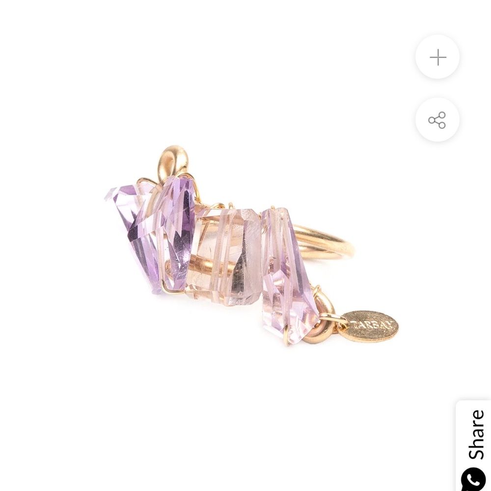 $140 Tarbay Diana Ring - Ametrine gems - size 5